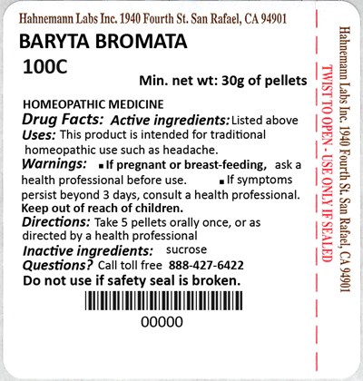 Baryta Bromata 100C 30g - Baryta Bromata 100C 30g